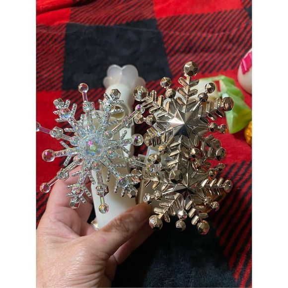 Bath and Body Works Wall Flower Plug in Lot Snowman Pumpkin Snowflakes Total 7 I - Picture 4 of 9